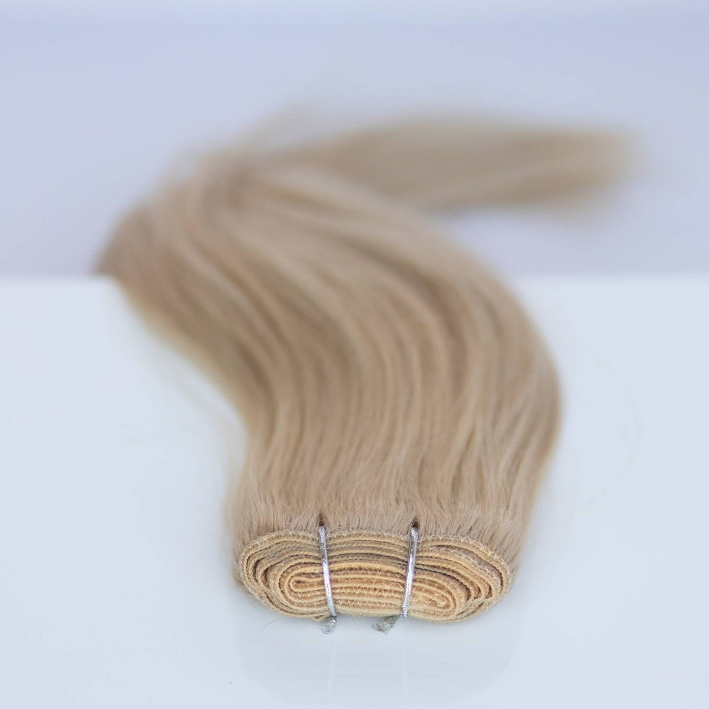 Machine-Tied Weft 22" 160g Pro Blend Hair Extensions - #16 Paris Blonde (aka Vanilla Blonde)