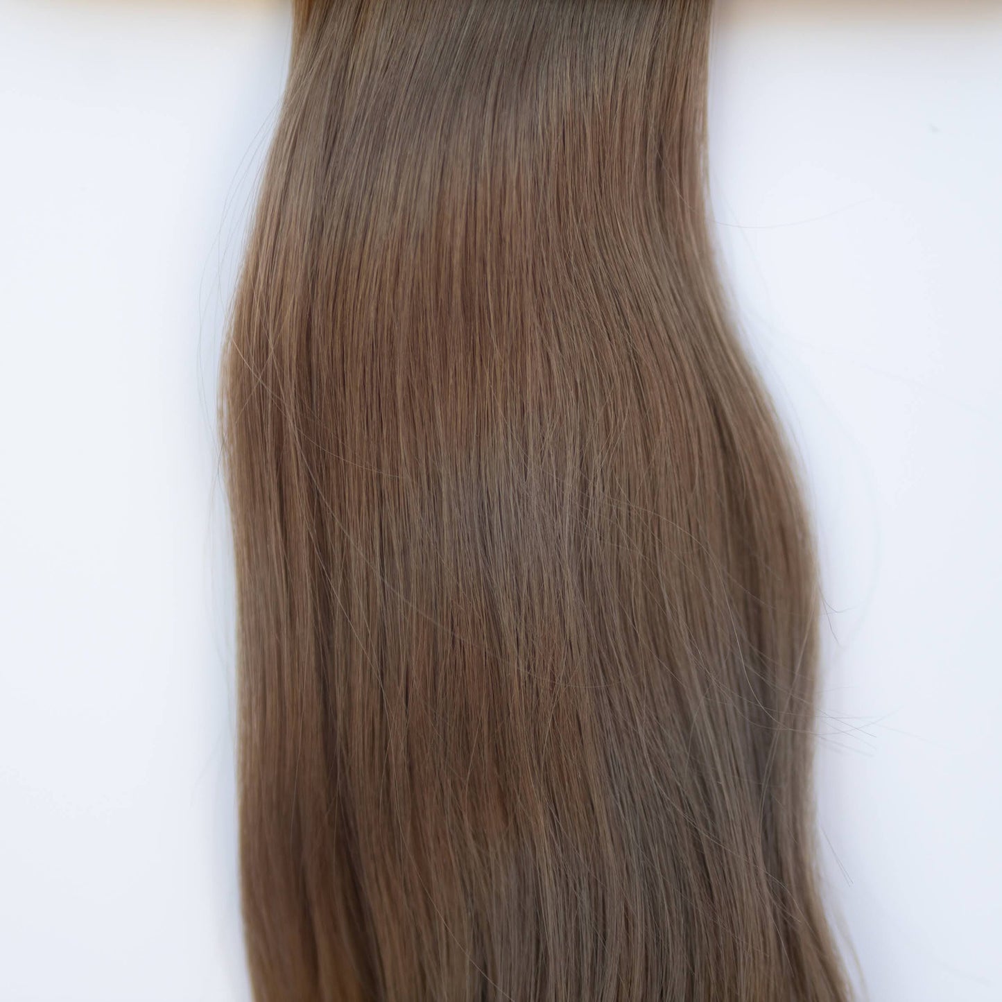 Machine-Tied Weft 16" 120g Pro Blend Hair Extensions - #8 Whiskey Brown (aka Ash Brown)