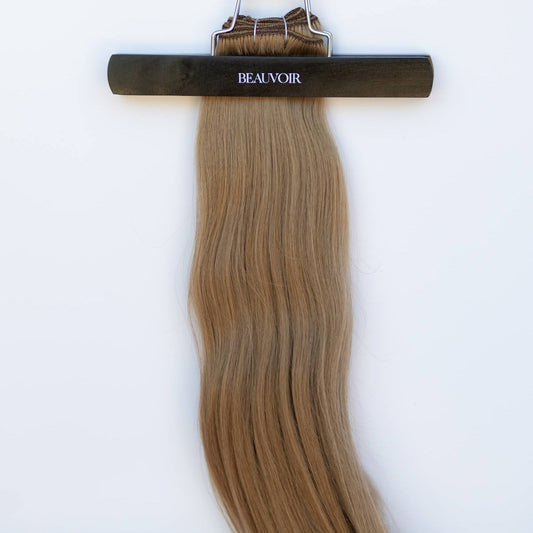 Machine-Tied Weft 16" 120g Pro Blend Hair Extensions - #6 Cinnamon Brown (aka Chestnut Brown)