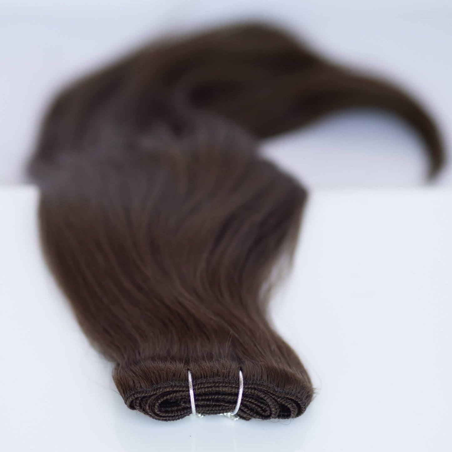 Machine-Tied Weft 24" 170g Pro Blend Hair Extensions - #2 Dark Chocolate (aka Dark Brown)