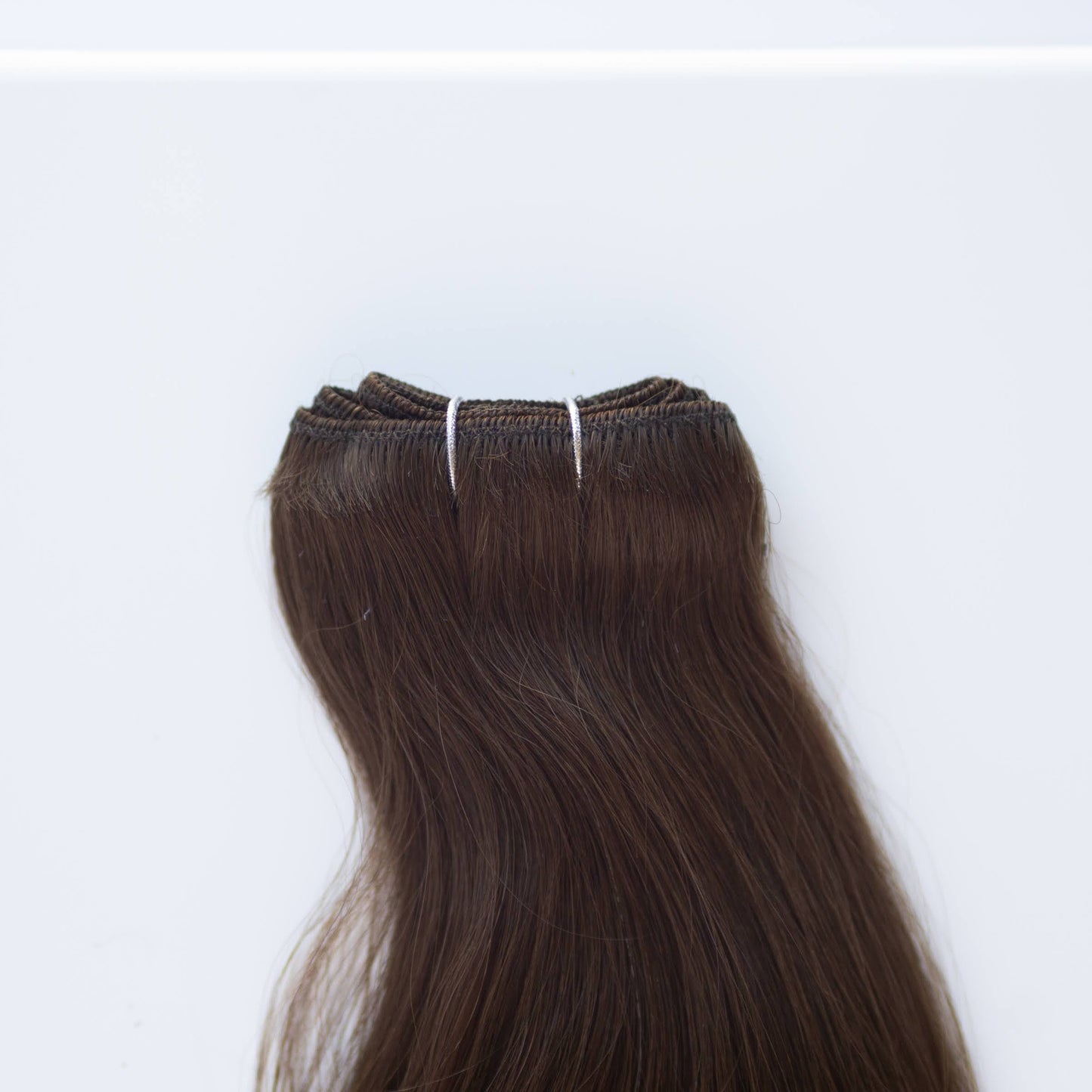 Machine-Tied Weft 20" 145g Pro Blend Hair Extensions - #2 Dark Chocolate (aka Dark Brown)
