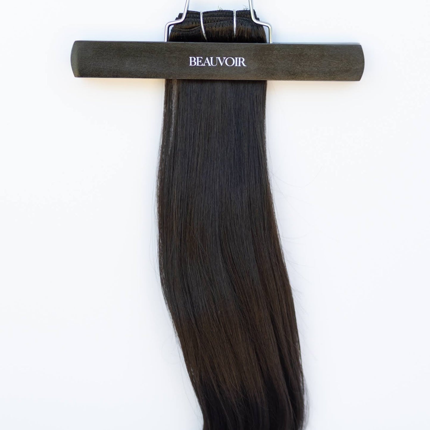 Machine-Tied Weft 28" 180g Pro Blend Hair Extensions - #1C Espresso Brown (aka Mocha Brown)