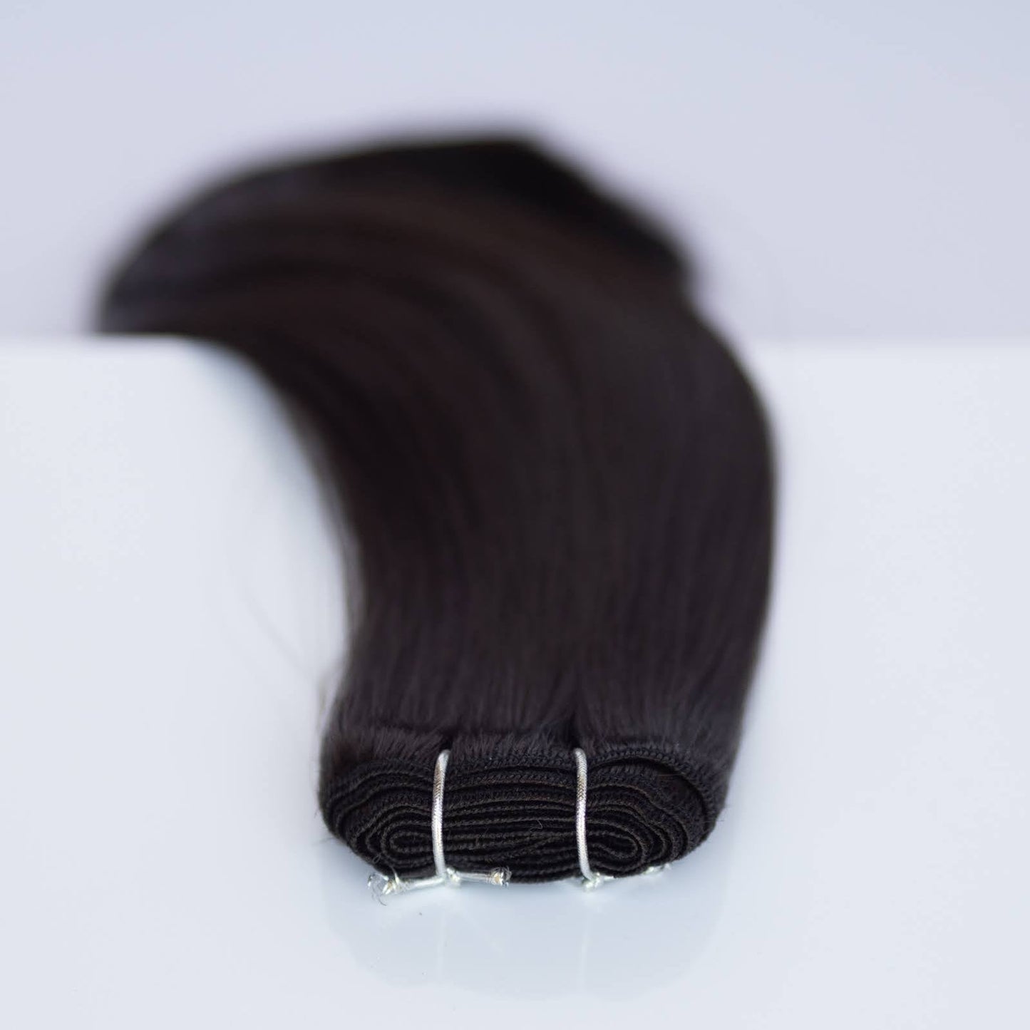Machine-Tied Weft 22" 160g Pro Blend Hair Extensions -  #1C Espresso Brown (aka Mocha Brown)