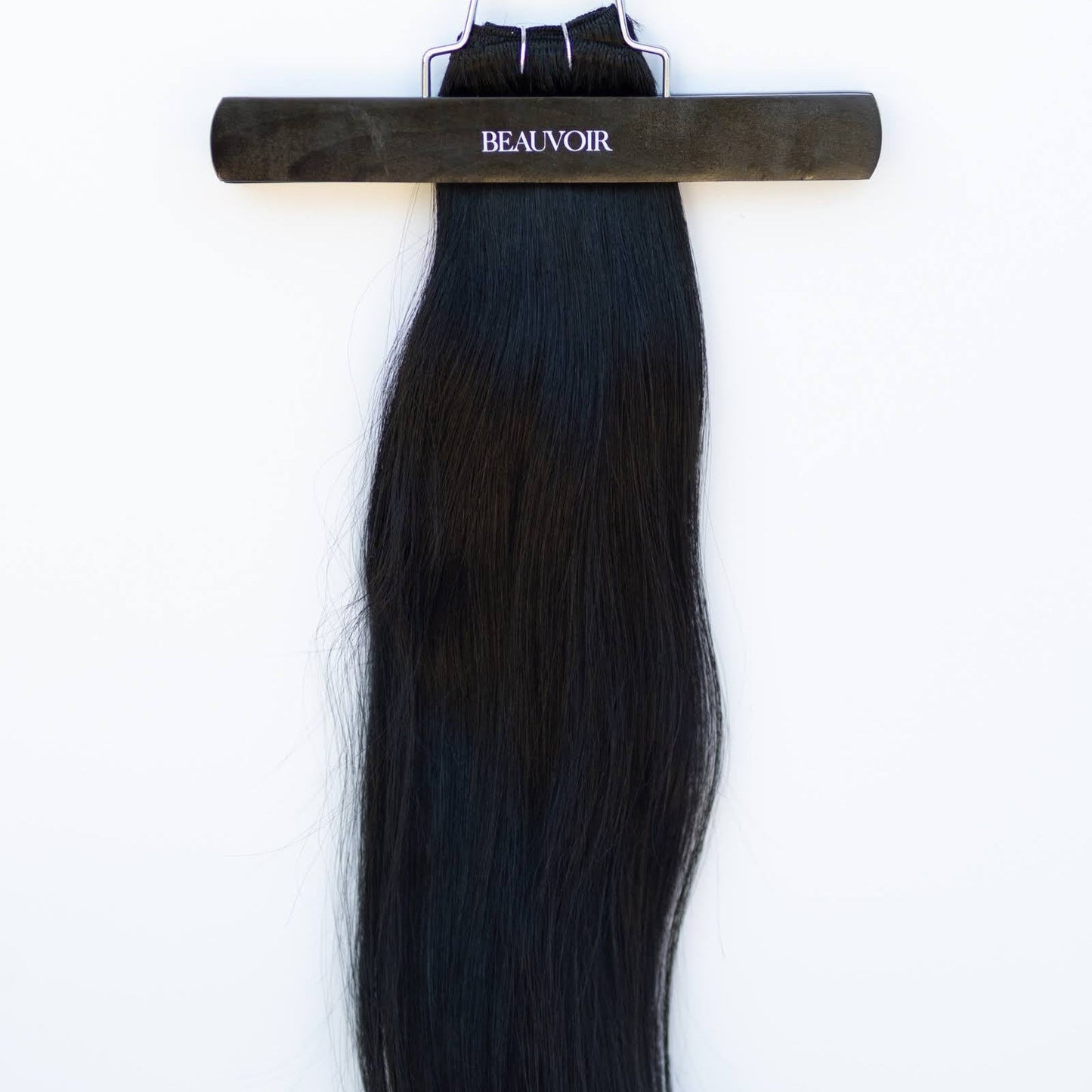 Machine-Tied Weft 16" 120g Pro Blend - #1 Noir (aka Jet Black)