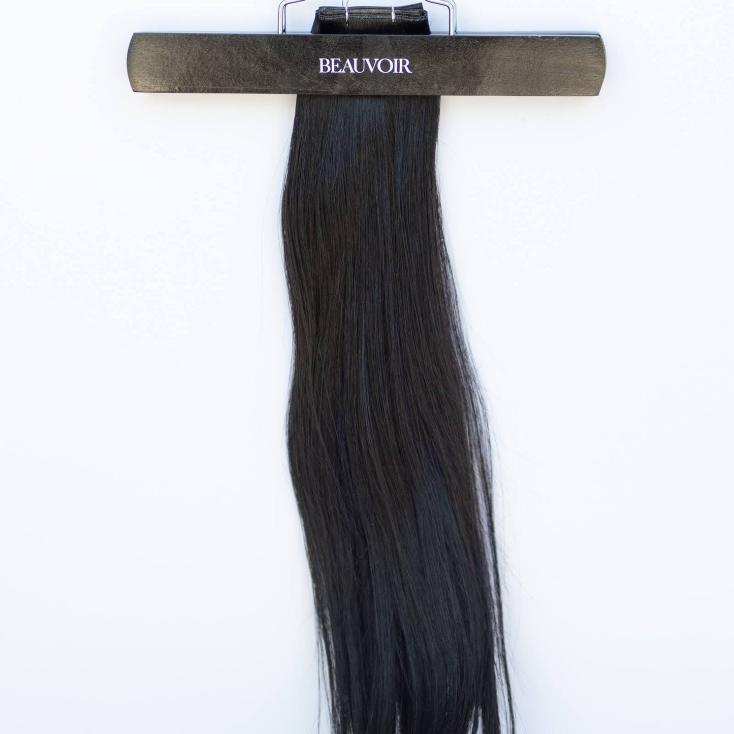 Genius (Micro) Weft 18" 68g Pro Blend Hair Extensions - #1B Midnight (aka Off Black)
