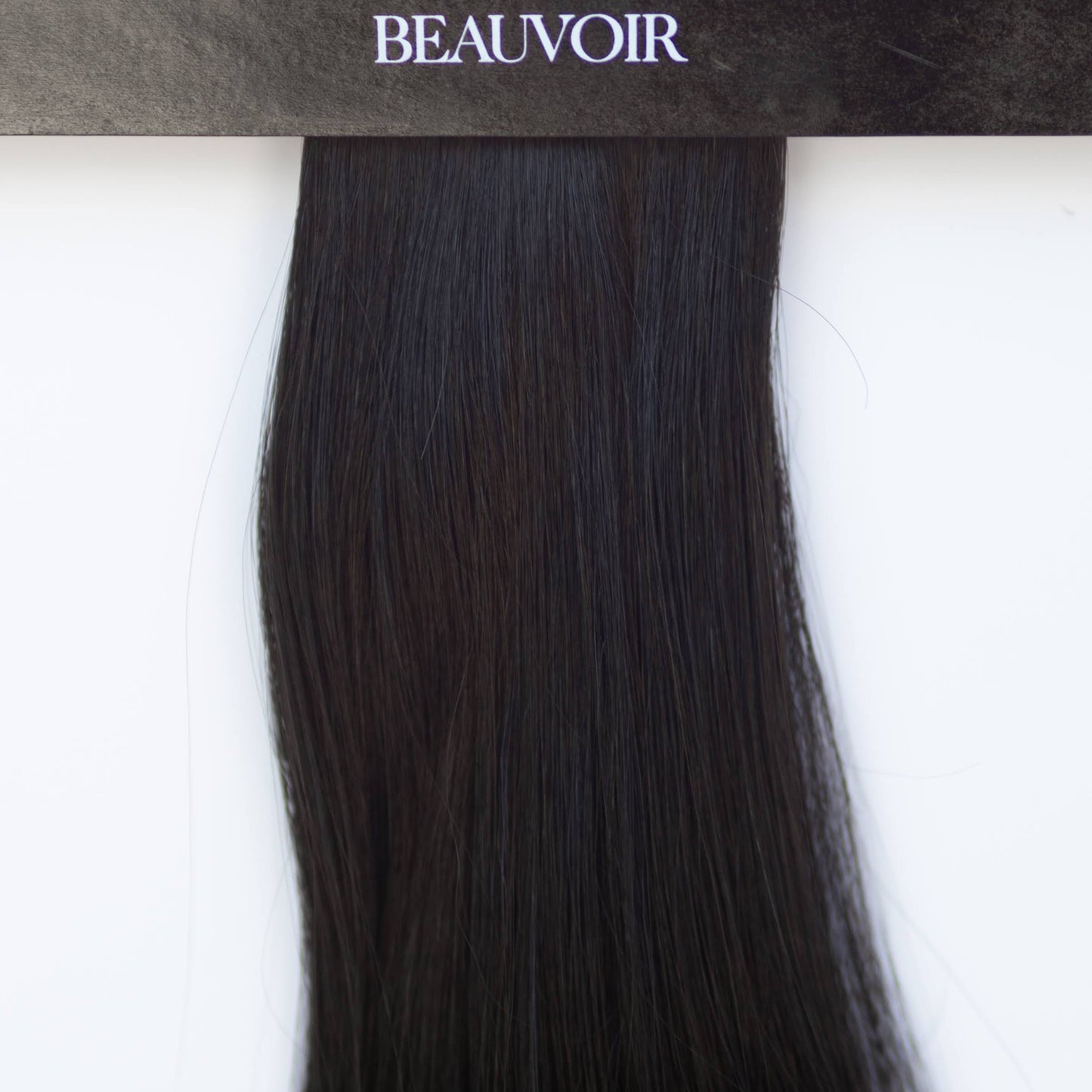 Genius (Micro) Weft 18" 68g Pro Blend Hair Extensions - #1B Midnight (aka Off Black)