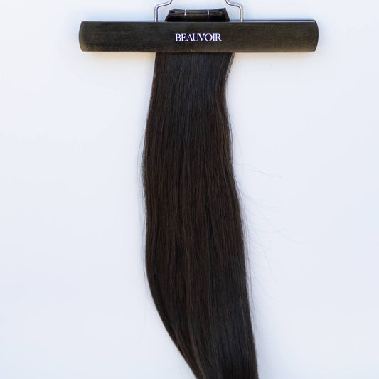 Genius (Micro) Weft 18" 68g Pro Blend Hair Extensions - #1C Espresso Brown (aka Mocha Brown)