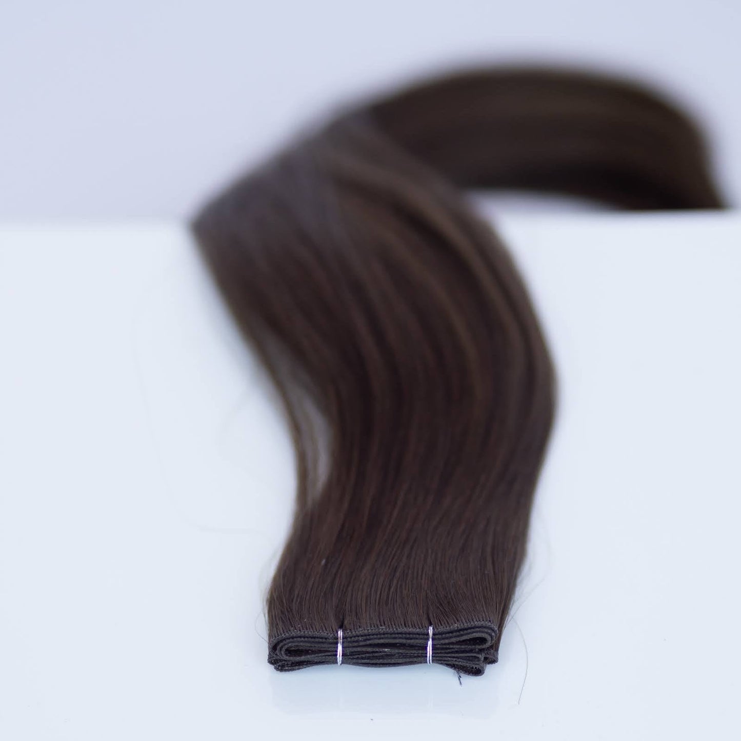 Genius (Micro) Weft 24" 94g Pro Blend Hair Extensions - #2 Dark Chocolate (aka Dark Brown)