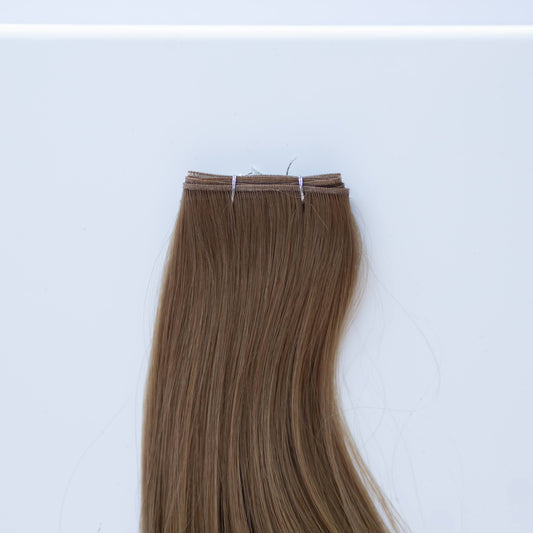 Genius (Micro) Weft 18" 68g Pro Blend Hair Extensions - #6 Cinnamon Brown (aka Chestnut Brown)