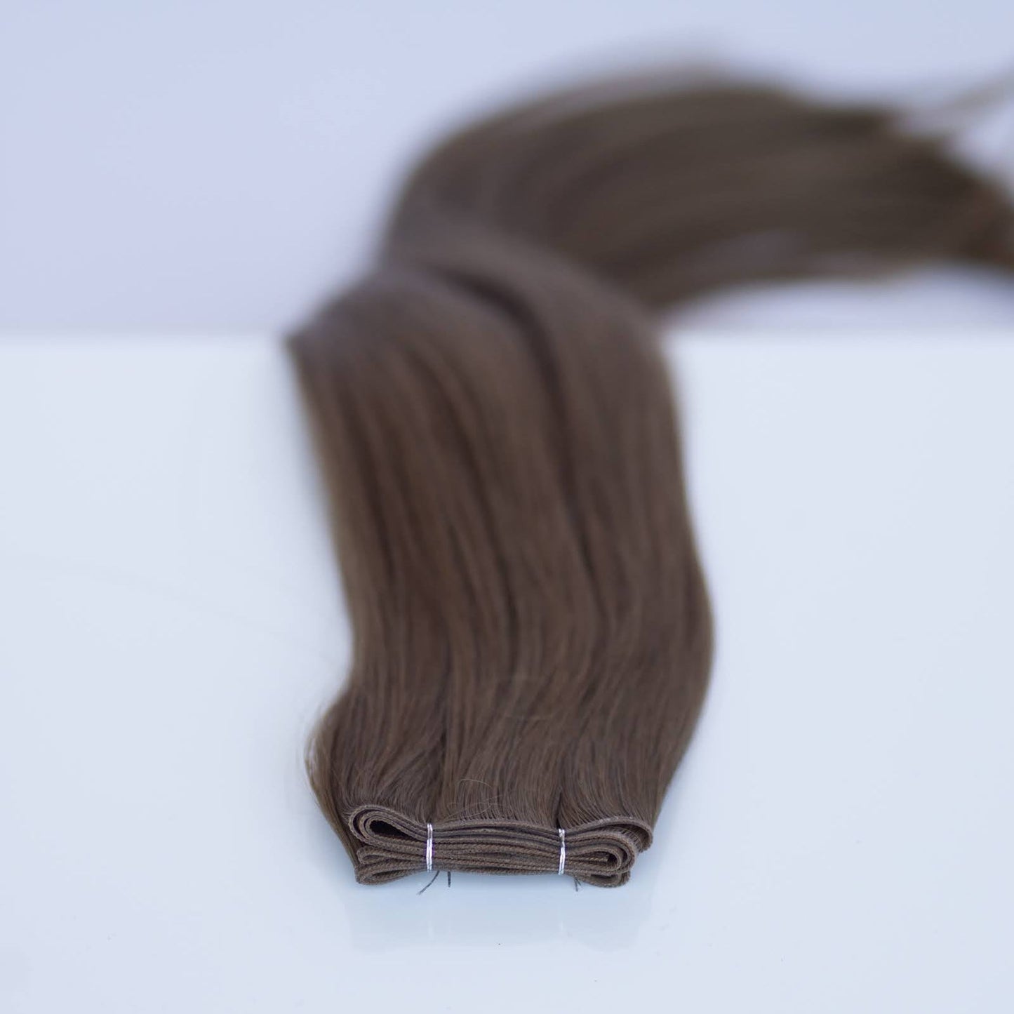 Genius (Micro) Weft 24" 94g Pro Blend Hair Extensions - #8 Whiskey Brown (aka Ash Brown)