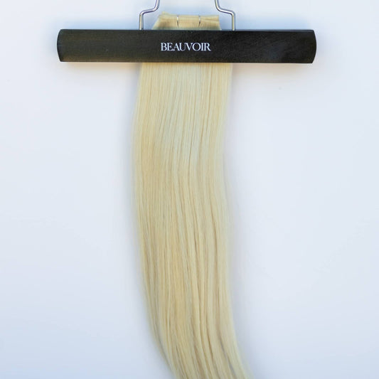 Genius (Micro) Weft 20" 80g Pro Blend Hair Extensions - #60 Classic Blonde (aka Ash Blonde)
