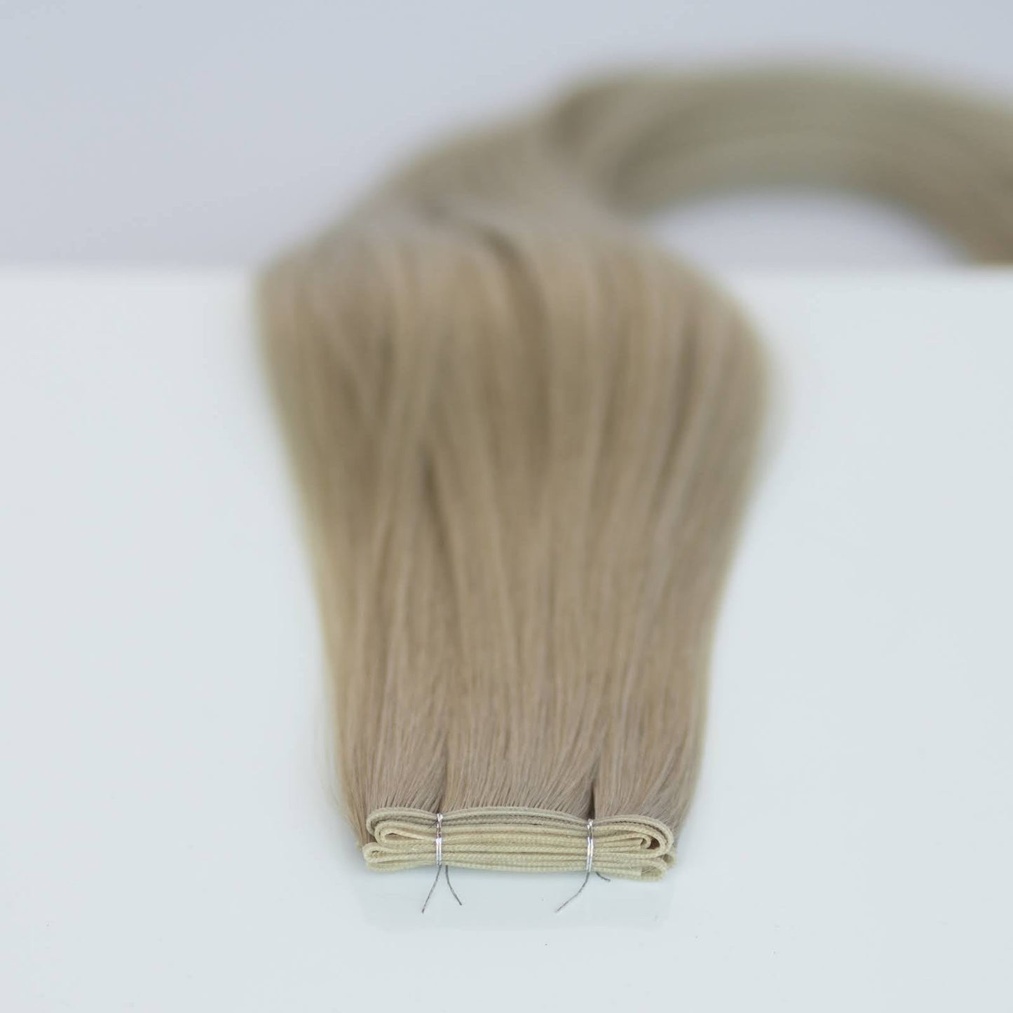 Genius (Micro) Weft 24" 94g Pro Blend Hair Extensions - #66 Pinot Grigio (aka Icy Silver)