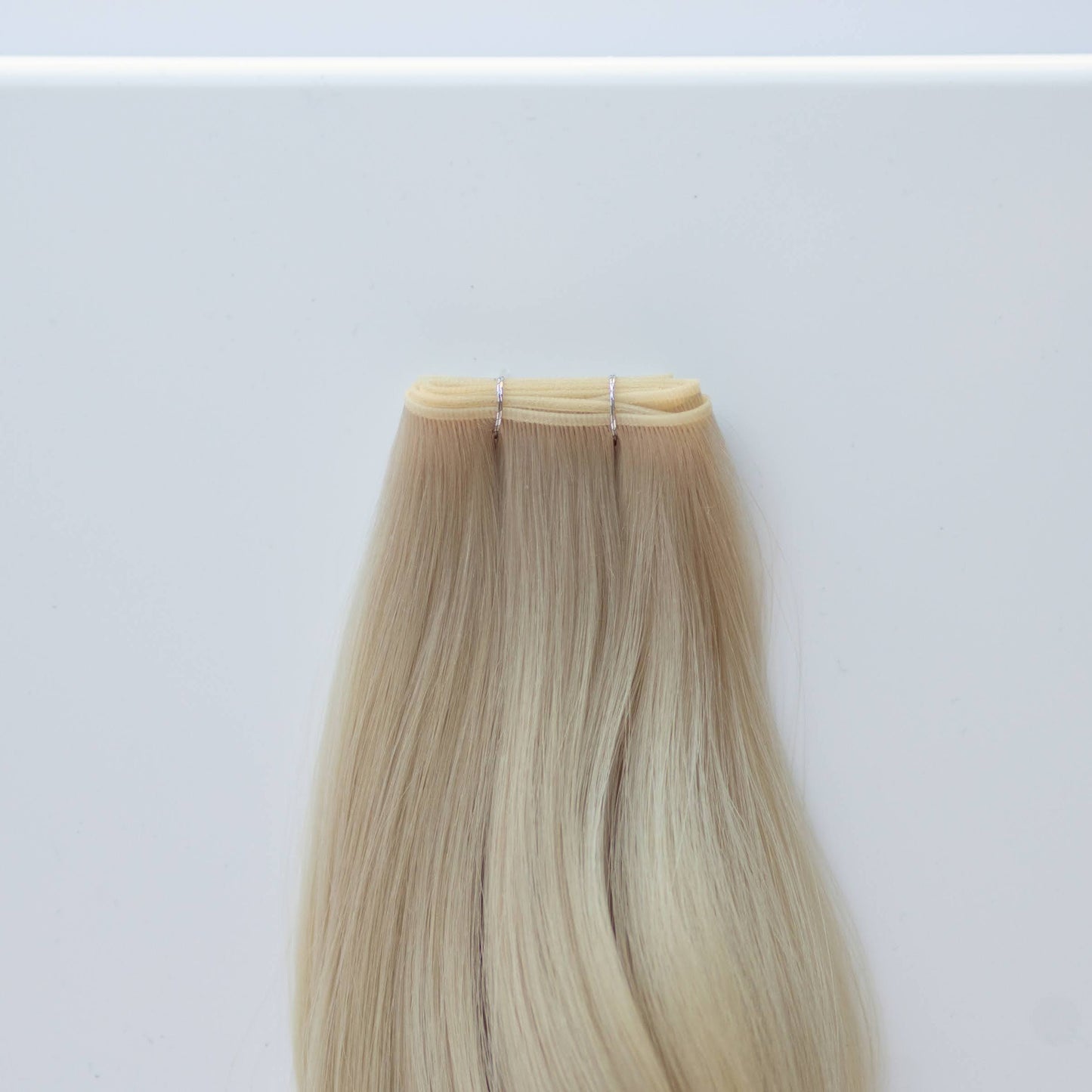 Genius (Micro) Weft 16" 60g Pro Blond Hair Extensions - #80 Hollywood Blonde (aka White Blonde)