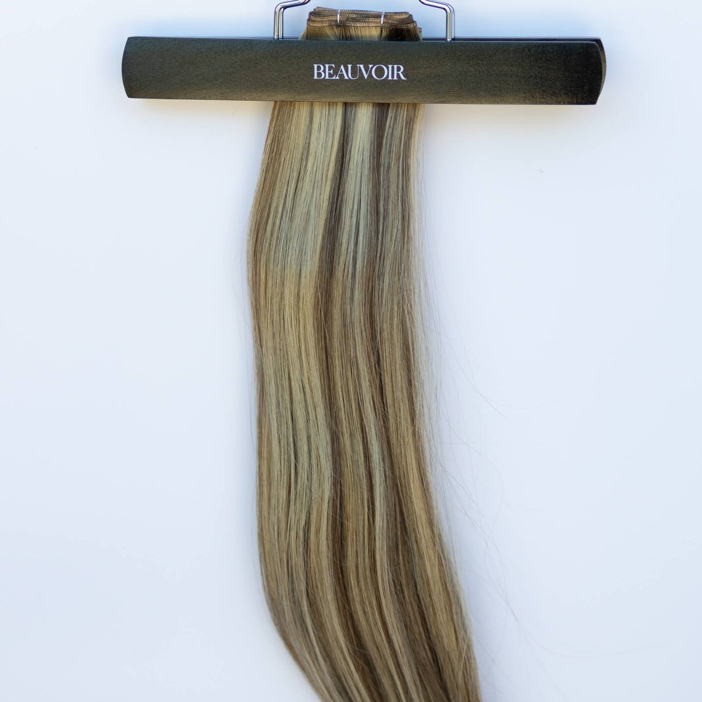 Genius (Micro) Weft 24" 94g Pro Blend Hair Extensions - #4/27 Chocolate Brulé (aka Highlight Chocolate Brown)