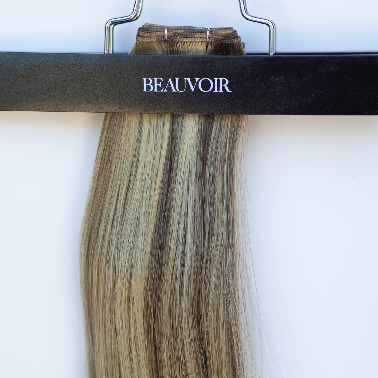 Genius (Micro) Weft 20" 80g Pro Blend Hair Extensions - #4/27 Chocolate Brulé (aka Highlight Chocolate Brown)