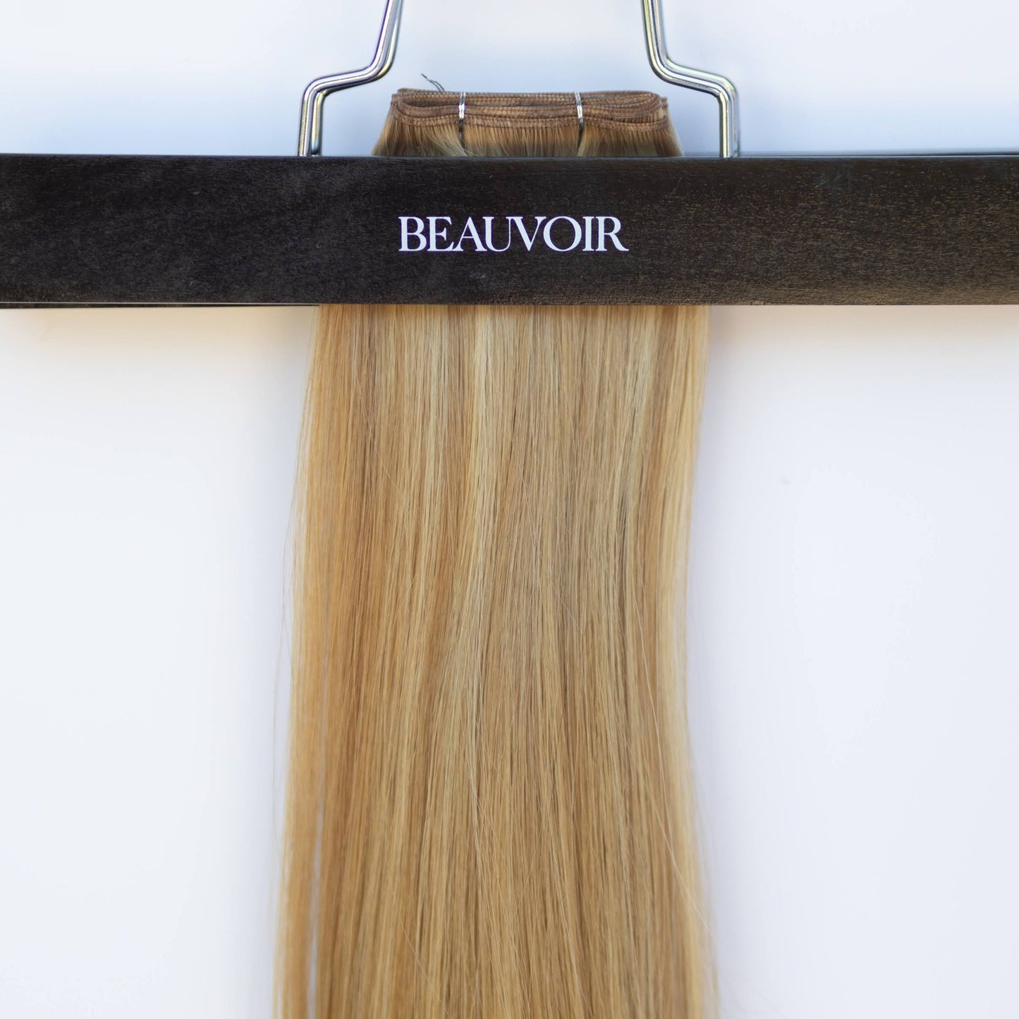 Genius (Micro) Weft 18" 68g Pro Blend Hair Extensions - #6/18 Sea Salt & Caramel (aka Highlight Hot Toffee Blonde)
