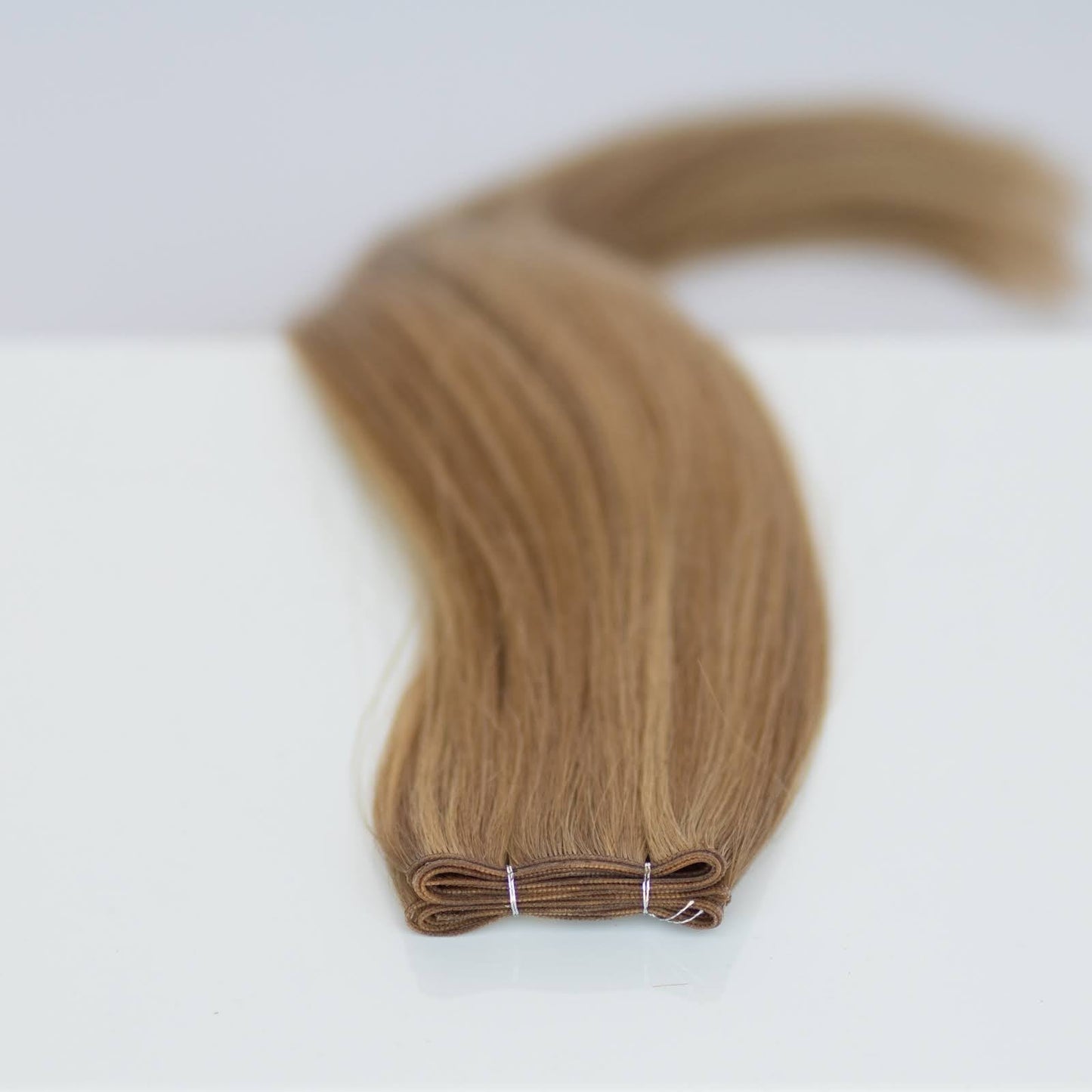 Genius (Micro) Weft 24" 94g Pro Blend Hair Extensions - #6/18 Sea Salt & Caramel (aka Highlight Hot Toffee Blonde)