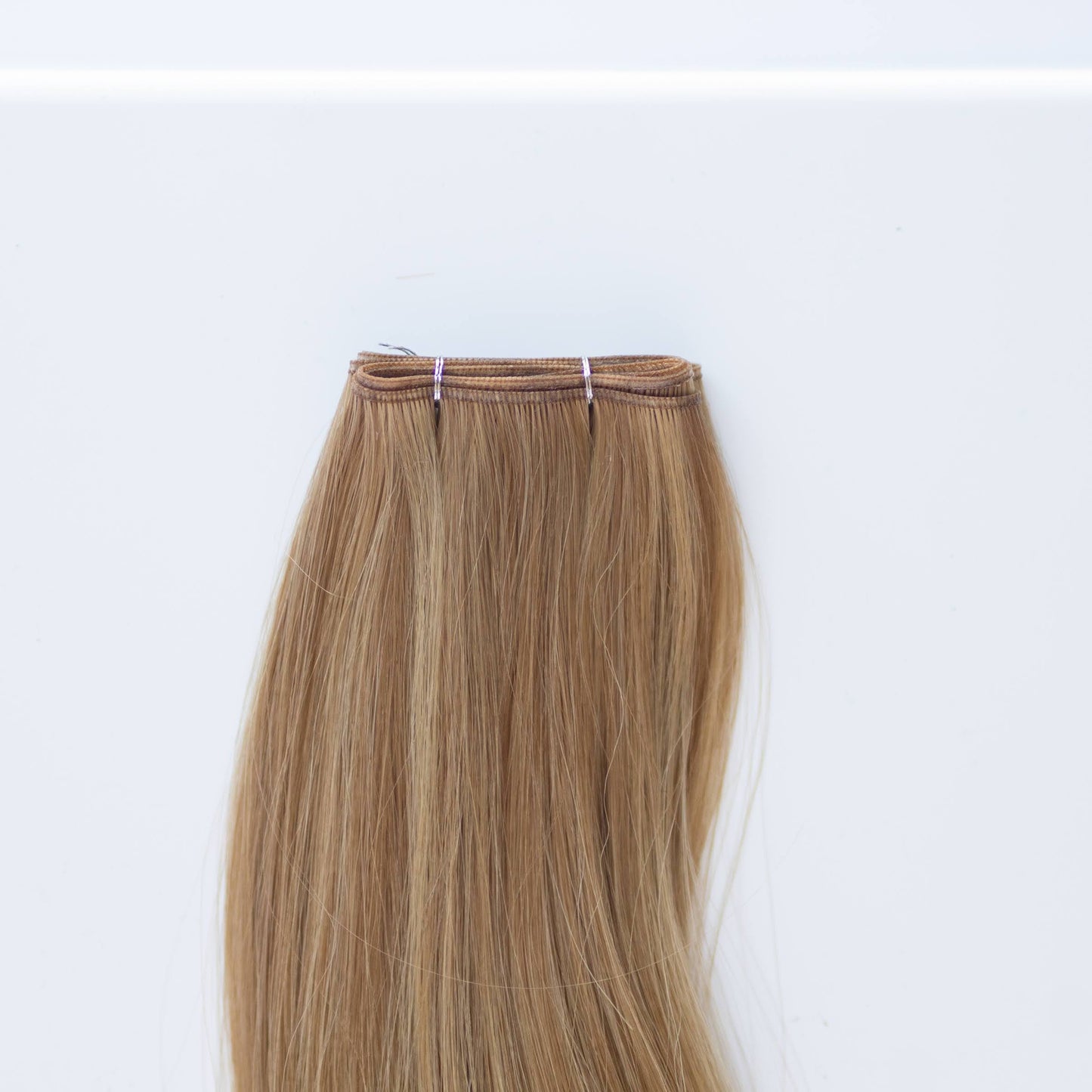 Genius (Micro) Weft 22" 88g Pro Blend Hair Extensions - #6/18 Sea Salt & Caramel (aka Highlight Hot Toffee Blonde)