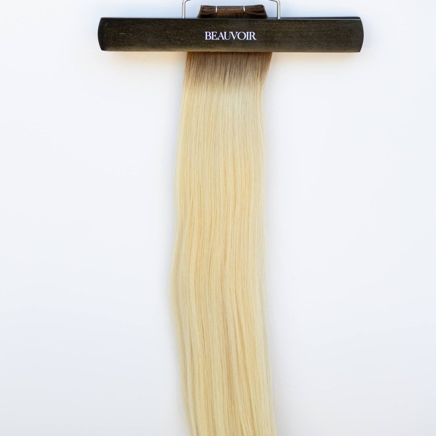Genius (Micro) Weft 22" 88g Pro Blend Hair Extensions - #T3/60 Cocoa Rooted Blonde (aka Rooted Walnut Brown/Ash Blonde)
