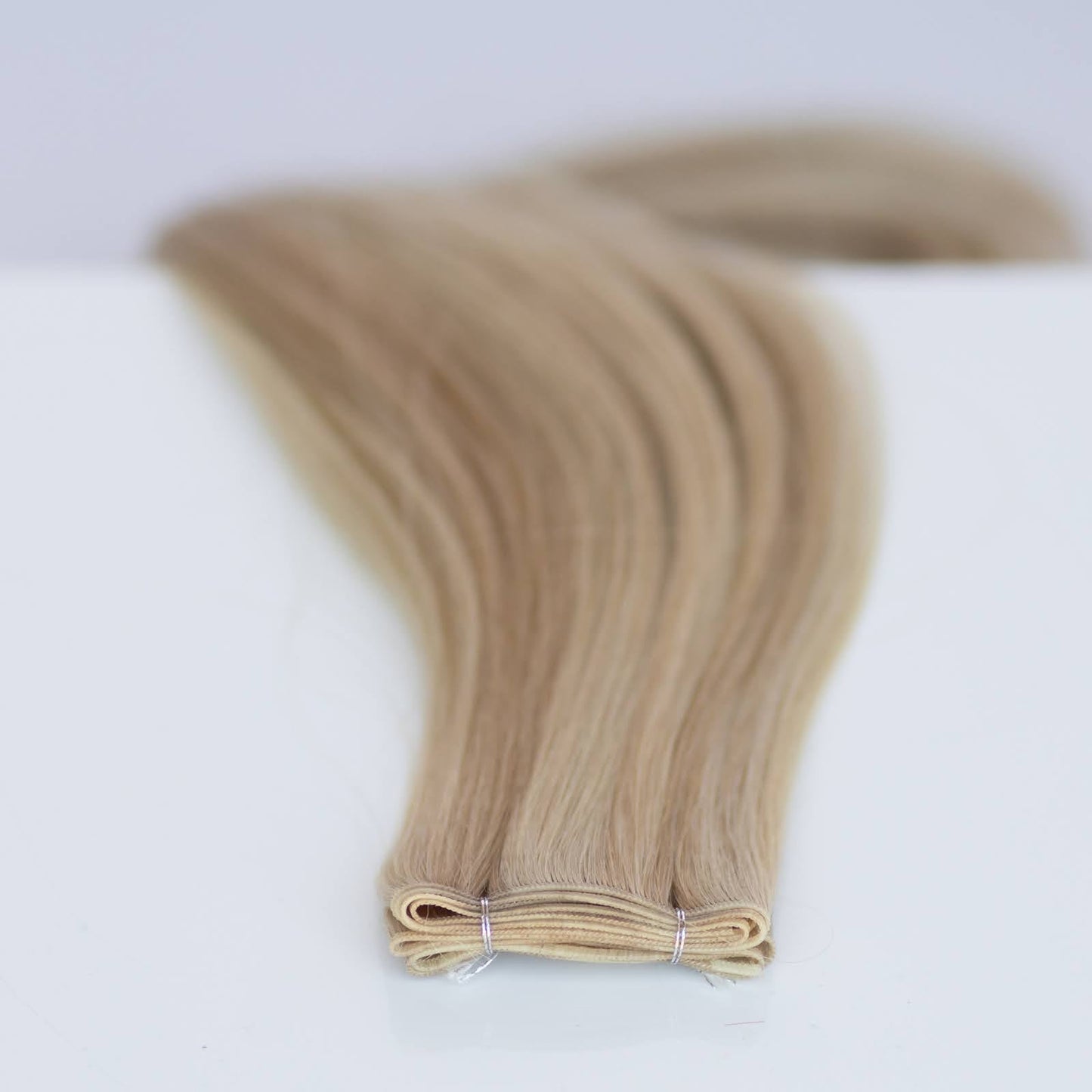 Genius (Micro) Weft 20" 80g Pro Blend Hair Extensions - #80/18/46 Summer Blonde (aka Piano Key White Truffle)