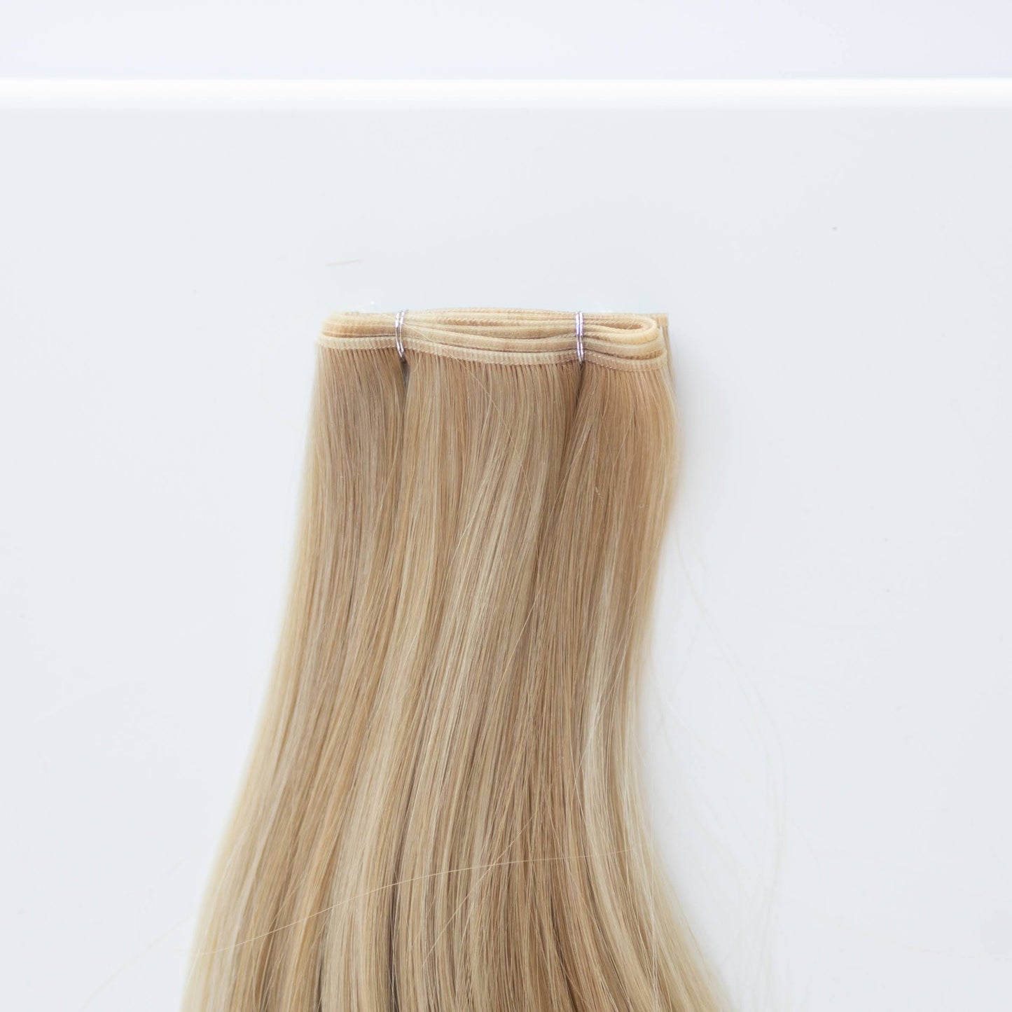 Genius (Micro) Weft 20" 80g Pro Blend Hair Extensions - #80/18/46 Summer Blonde (aka Piano Key White Truffle)