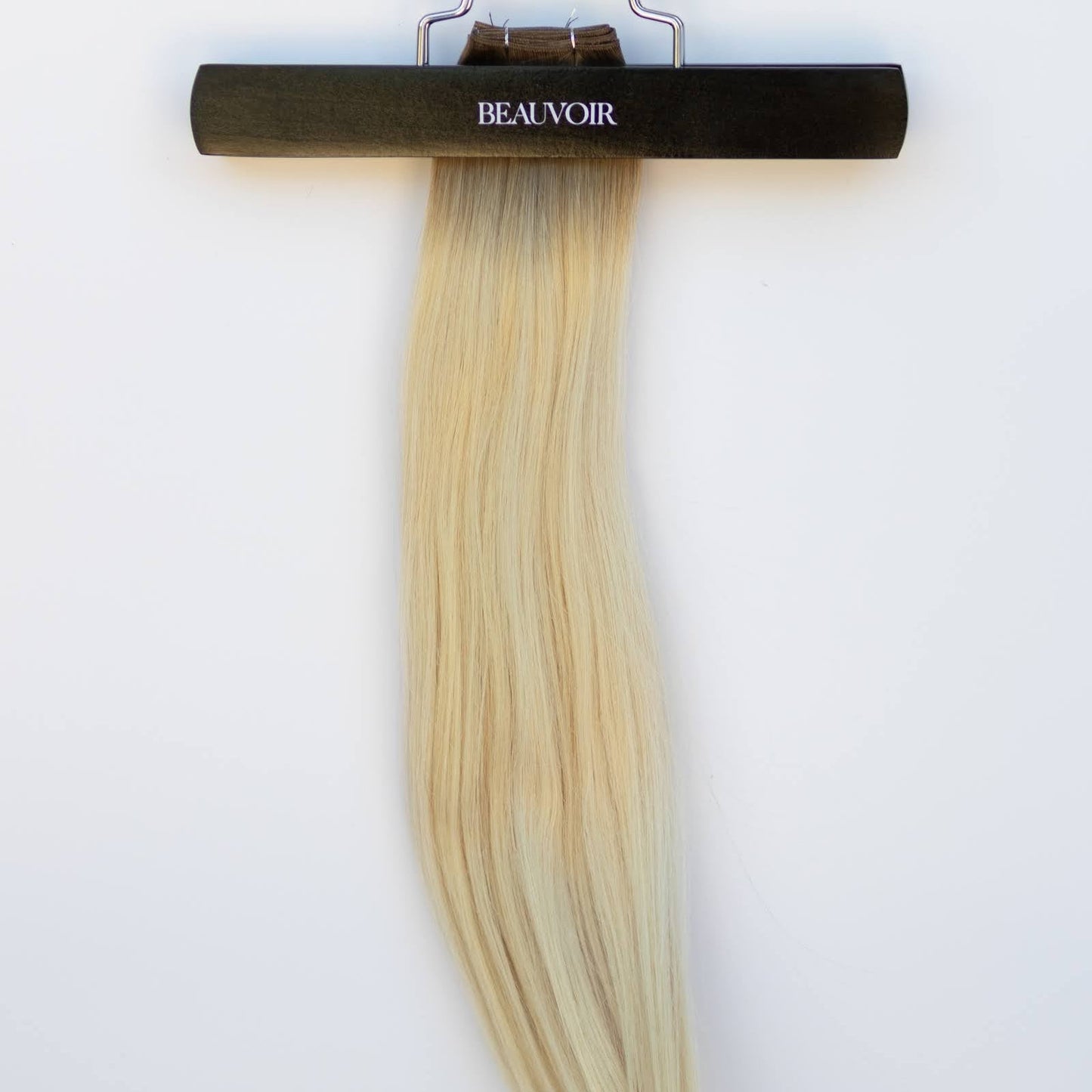Genius (Micro) Weft 22" 88g Pro Blend Hair Extensions - #T1CC/80 Smokey Blonde (aka Cool Mochachino Brown/White Blonde)