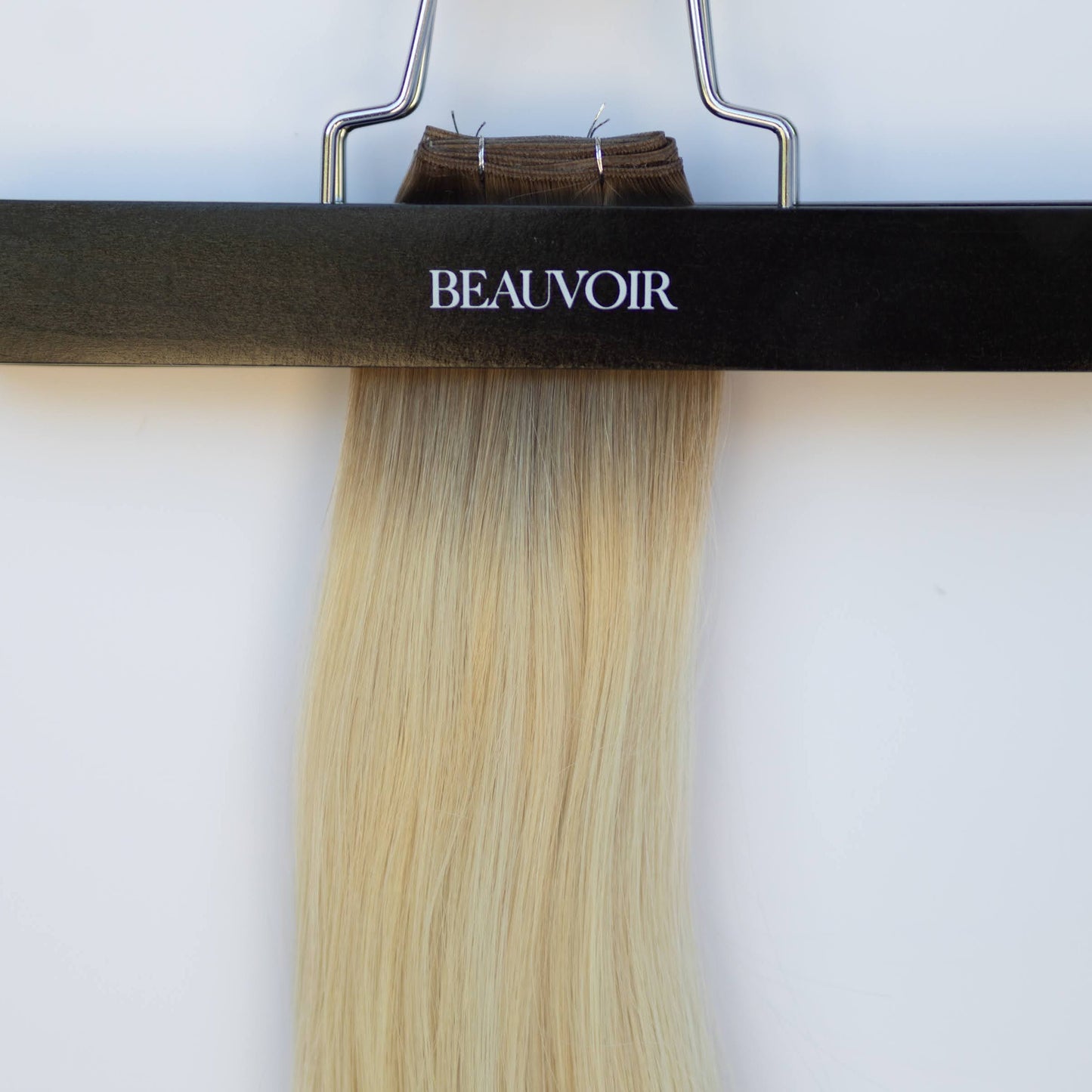 Genius (Micro) Weft 22" 88g Pro Blend Hair Extensions - #T1CC/80 Smokey Blonde (aka Cool Mochachino Brown/White Blonde)