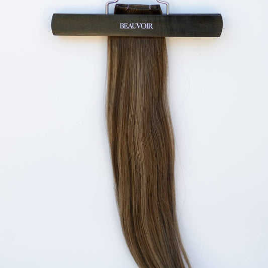 Genius (micro weft) Pro Blend 18" 68g  -  #512 Lone Star Brunette by Garyn Santos