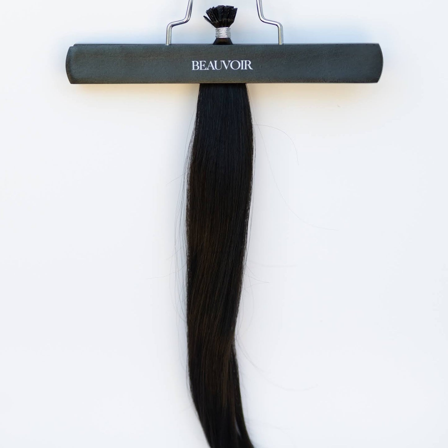 K-Tip 22" 25g Pro Blend Hair Extensions - #1B Midnight (aka Off Black)