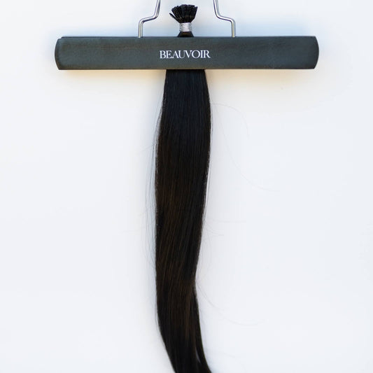K-Tip 20" 25g Single Donor Virgin - #1B Midnight (aka Off Black)
