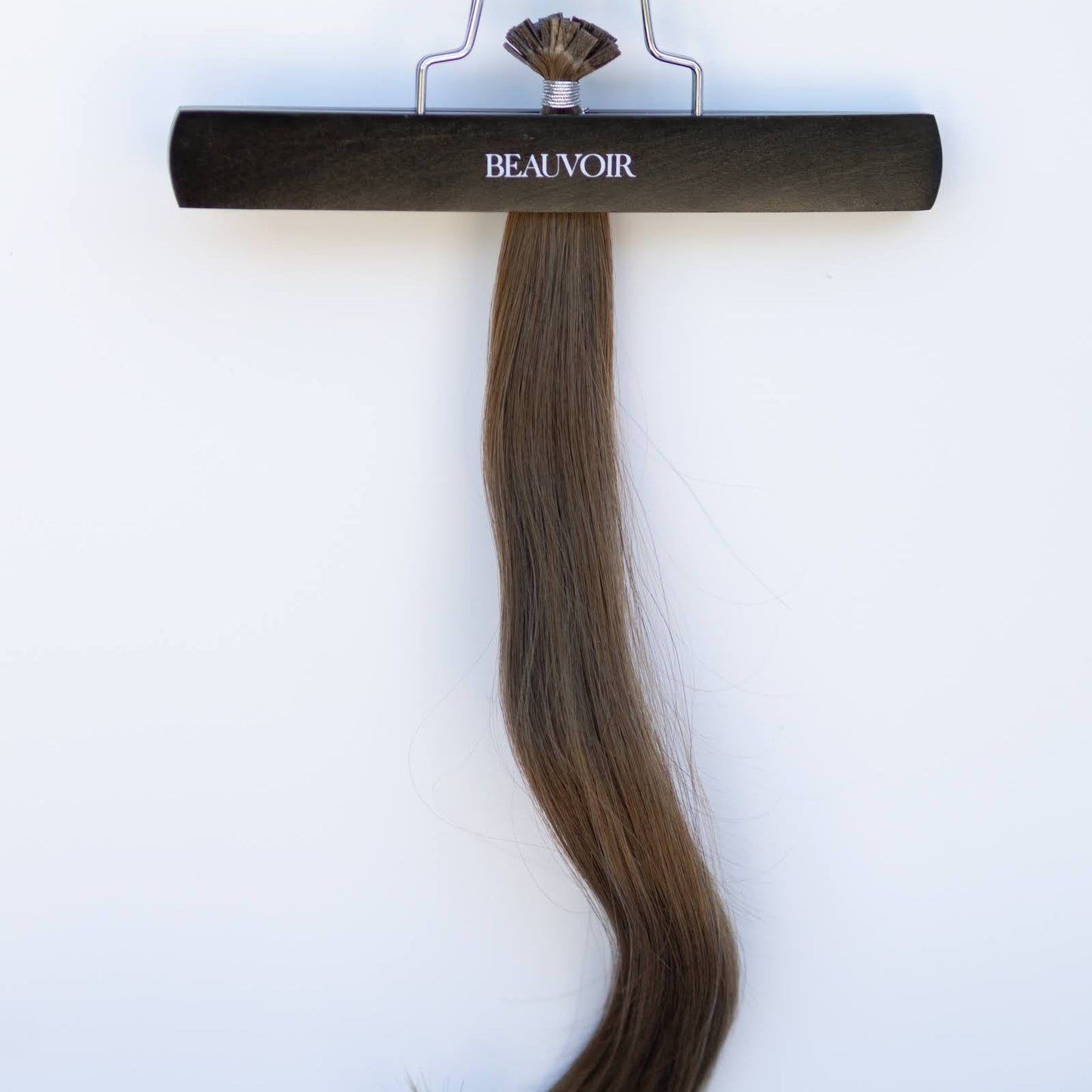 K-Tip 18" 25g Pro Blend Hair Extensions - #4 Roasted Walnut (aka Chocolate Brown)