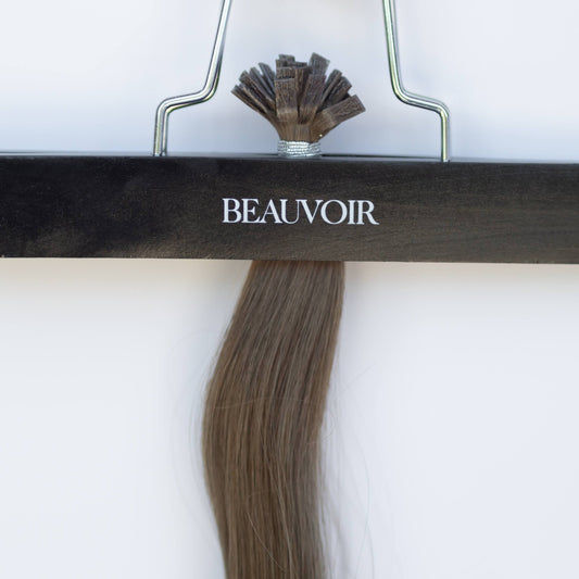 K-Tip 22" 25g Pro Blend Hair Extensions - #8 Whiskey Brown (aka Ash Brown)
