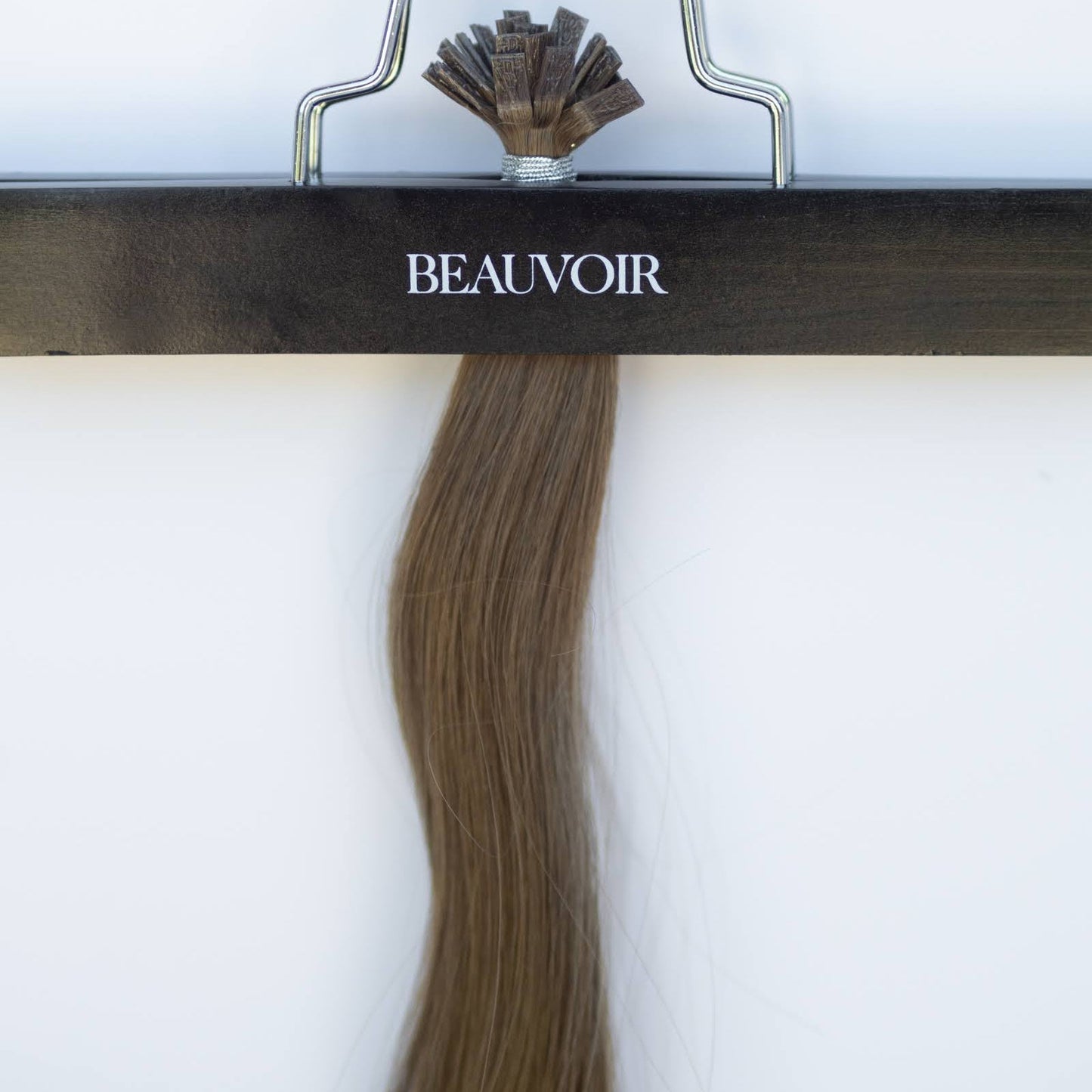 K-Tip 24" 25g Pro Blend Hair Extensions - #8 Whiskey Brown (aka Ash Brown)