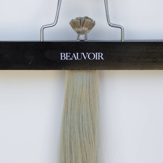 K-Tip 20" 25g Pro Blend Hair Extensions - #66 Pinot Grigio (aka Icy Silver)