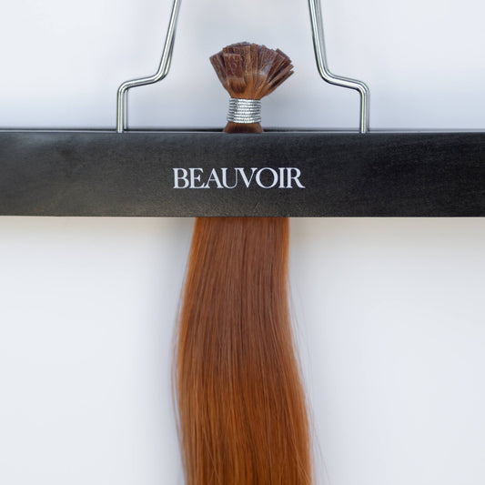 K-Tip 16" 25g Pro Blend Hair Extensions - #570 Sunset (aka Pumpkin Spice)
