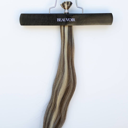 K-Tip 22" 25g Pro Blend Hair Extensions - #4/27 Chocolate Brulé
