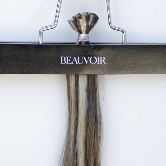 K-Tip 18" 25g Pro Blend Hair Extensions - #4/27 Chocolate Brulé