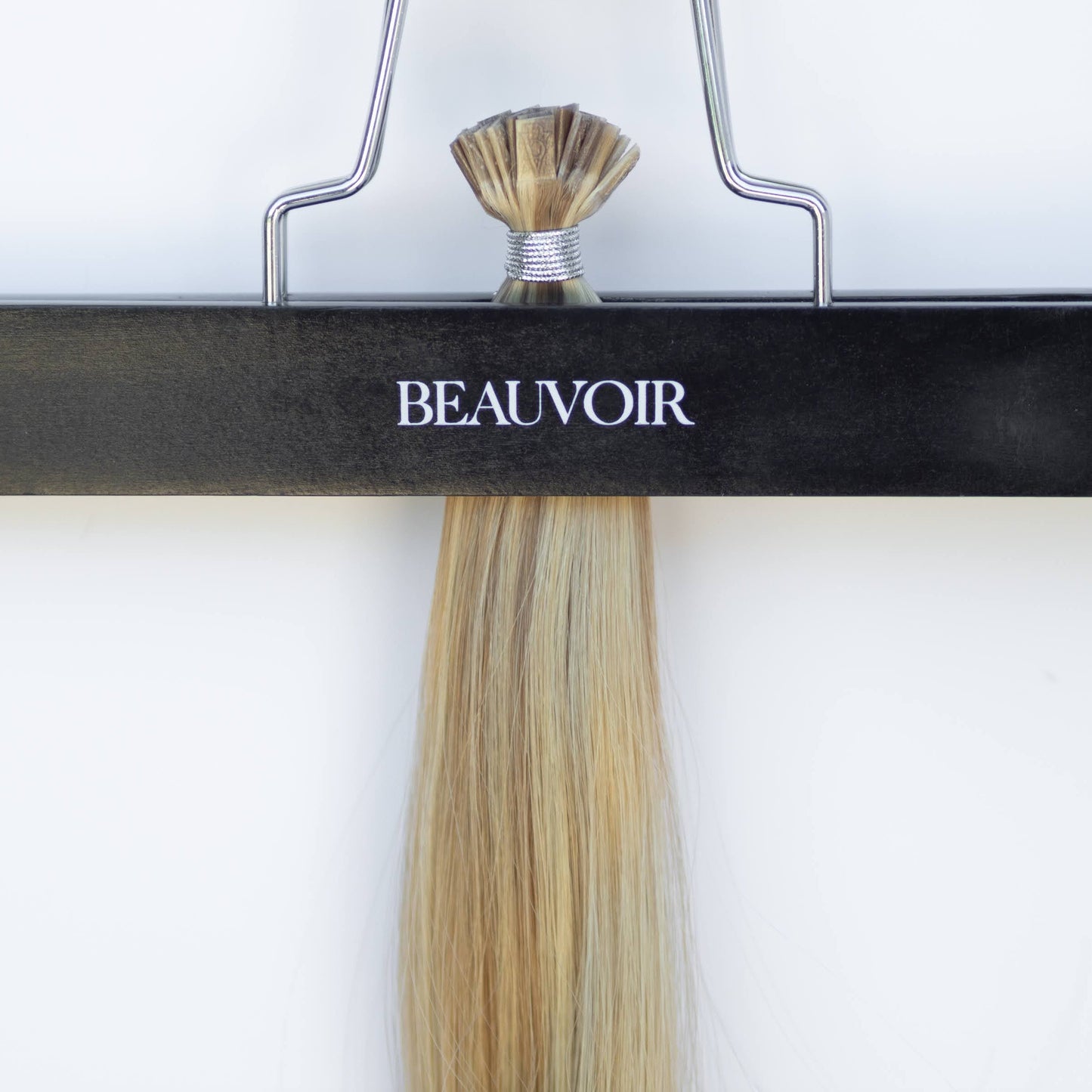K-Tip 16" 25g Pro Blend Hair Extensions - #6/18 Sea Salt & Caramel (aka Highlight Hot Toffee Blonde)