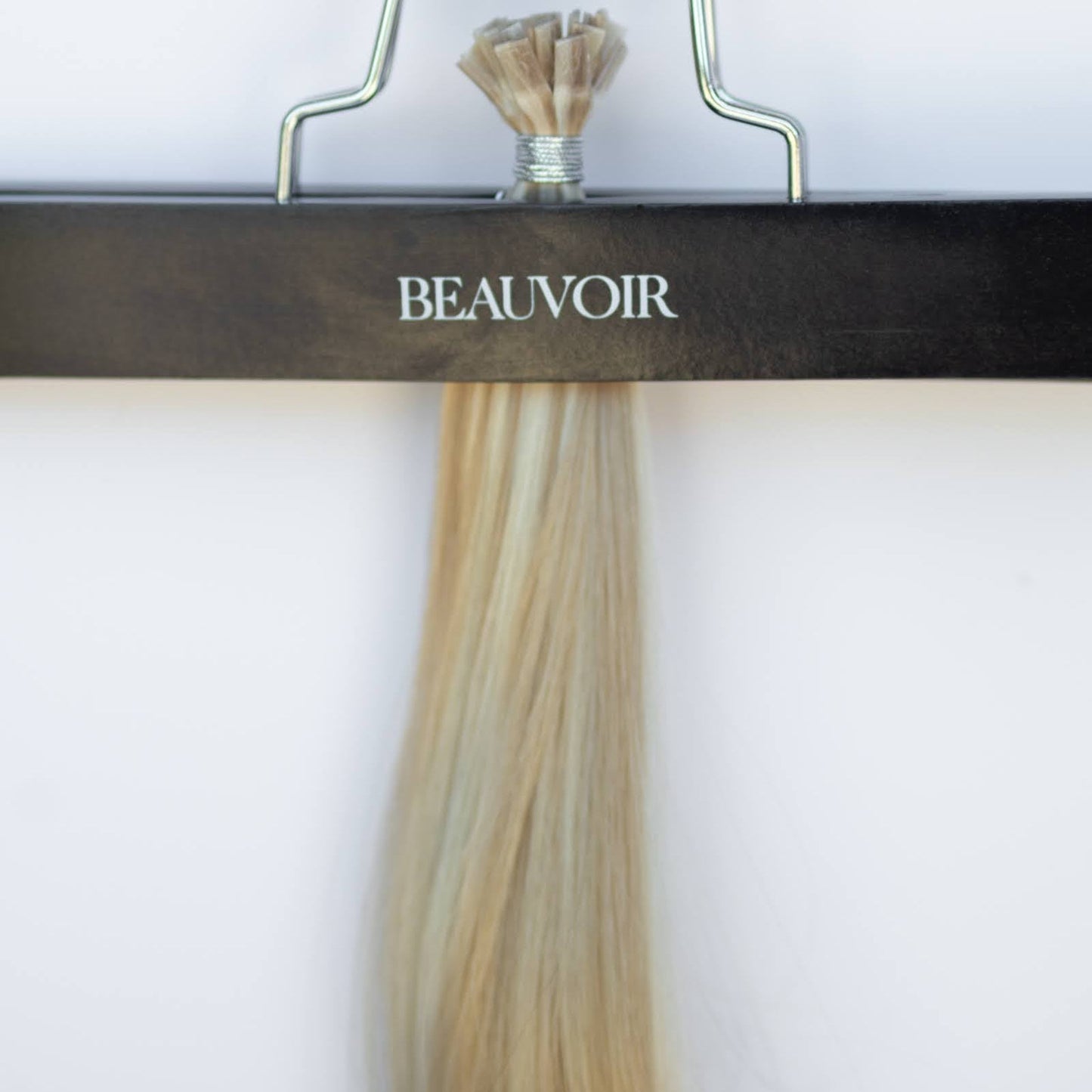 K-Tip 16" 25g Pro Blend Hair Extensions - #80/18/46 Summer Blonde (aka Piano Key White Truffle)