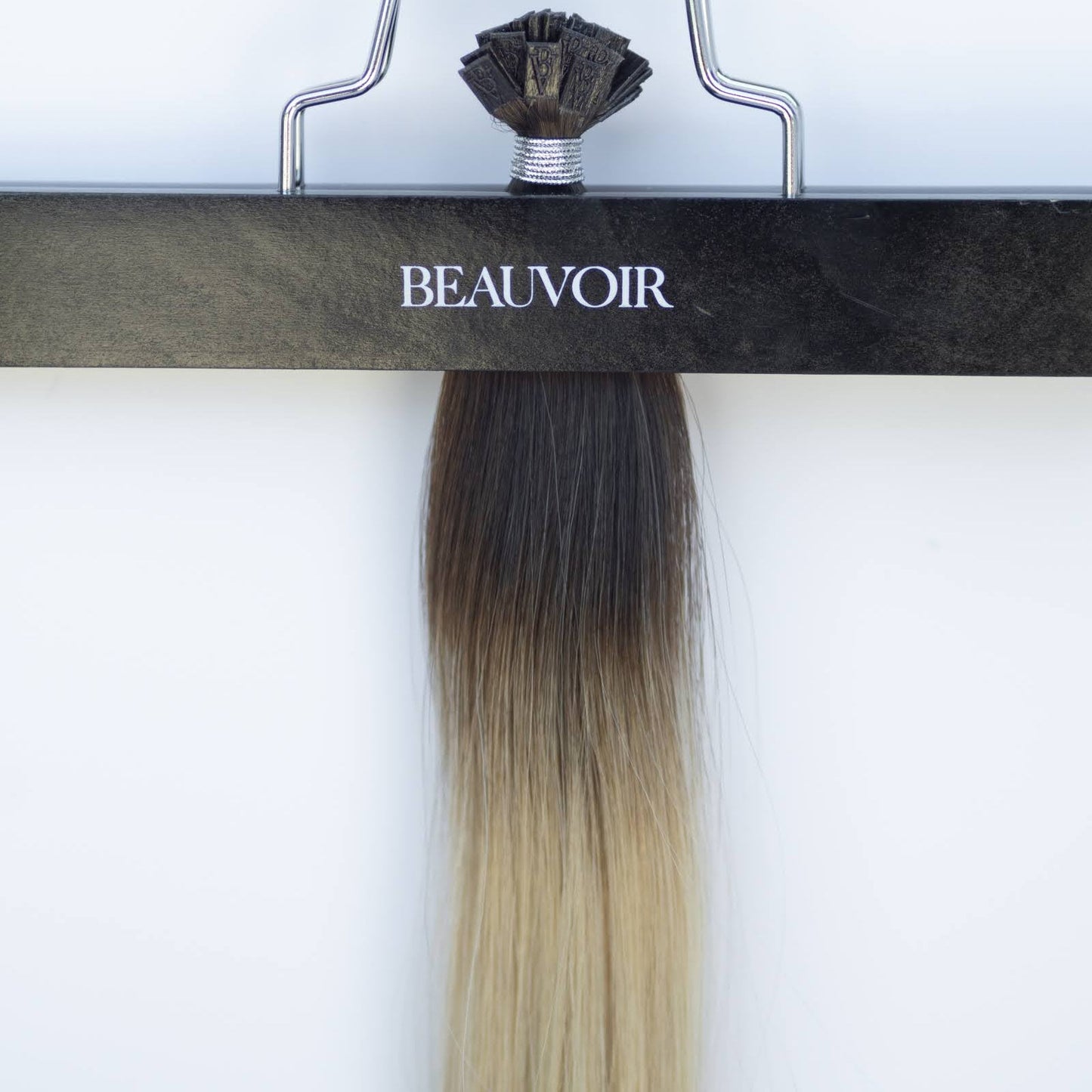K-Tip 16" 25g Pro Blend Hair Extensions - #2/18 Café Noir Balayage