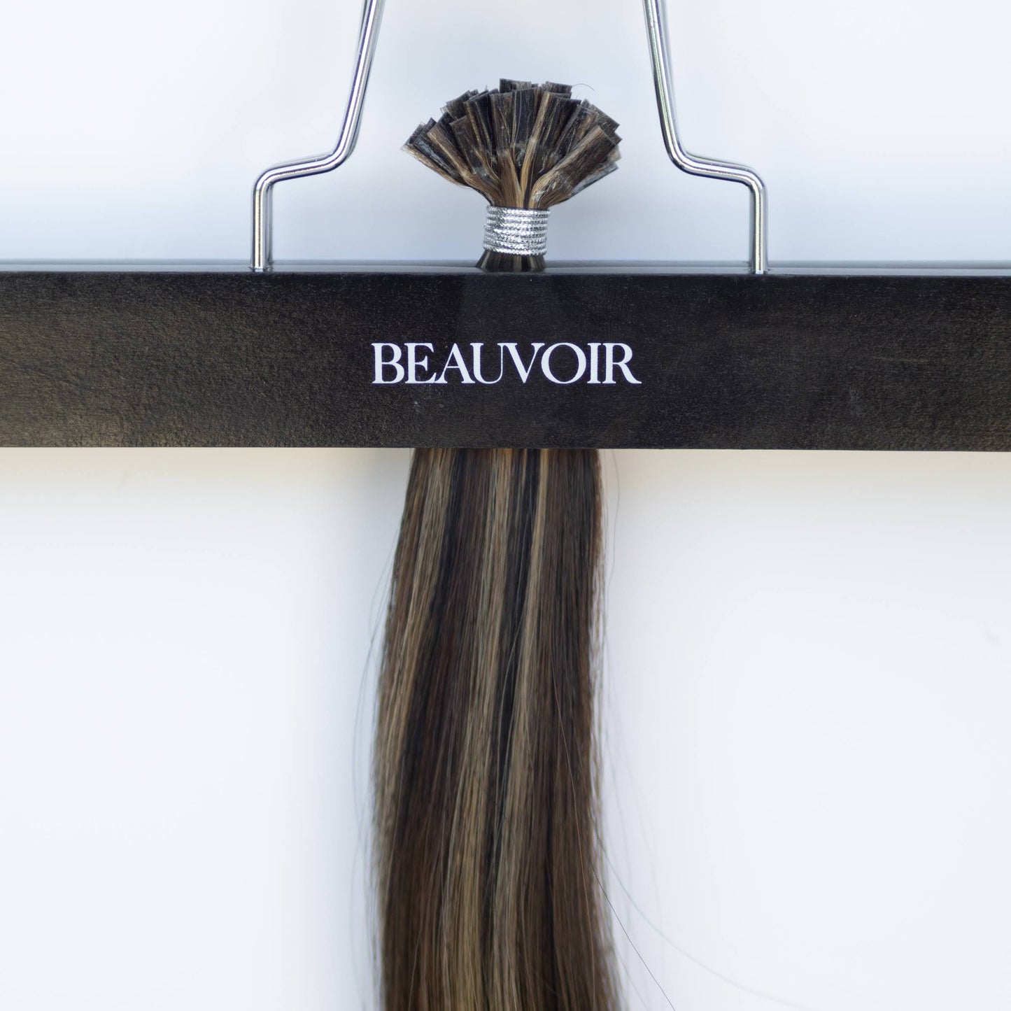 K-Tip 22" 25g Pro Blend Hair Extensions - #1B/2/6 Dark Chocolate Caramel