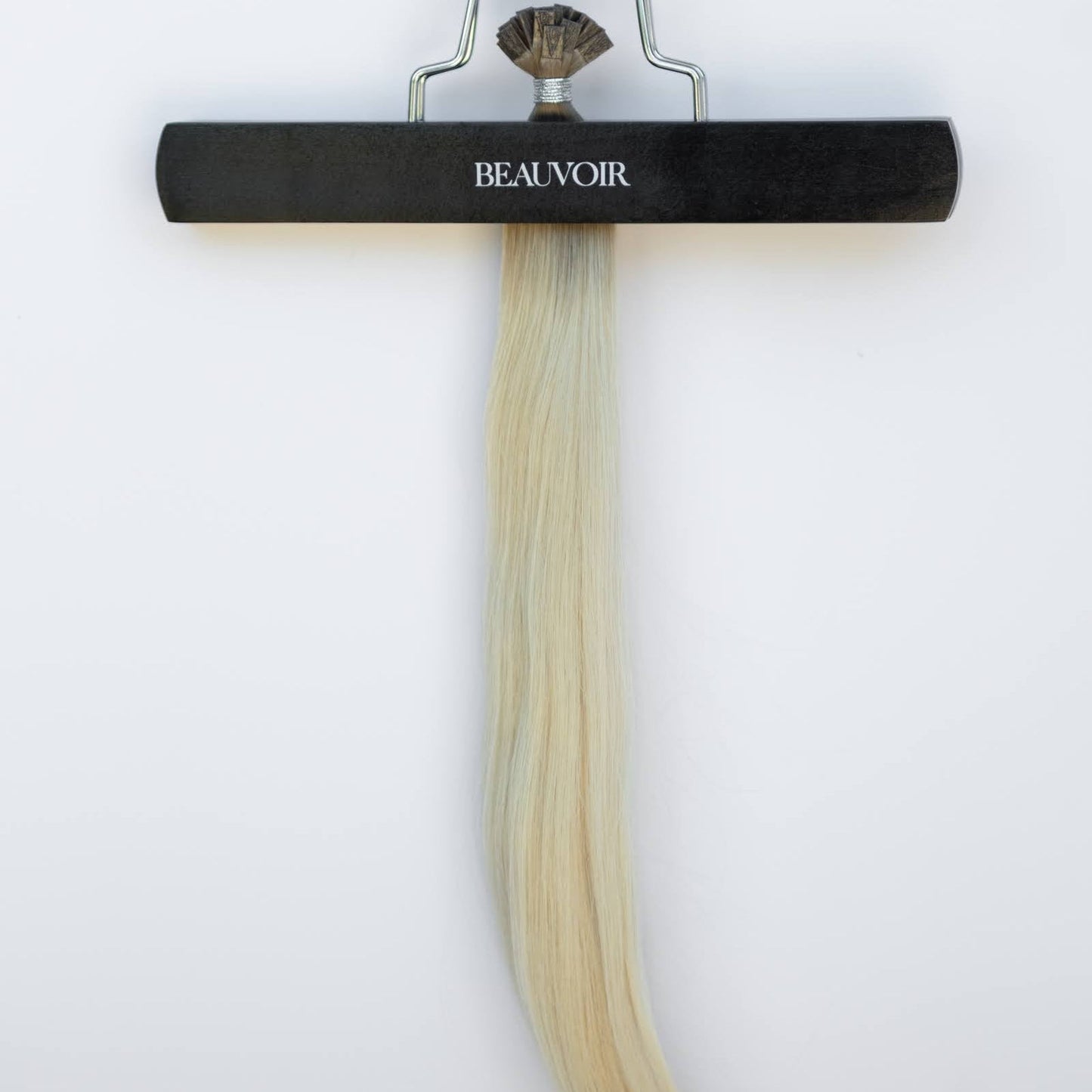 K-Tip 22" 25g Pro Blend Hair Extensions - #T1CC/80 Smokey Blonde (aka Cool Mochachino Brown/White Blonde)