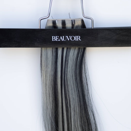 Butterfly Weft 16" 50g Pro Blend - #1/66 I Like My Coffee Black by Jennifer Reed