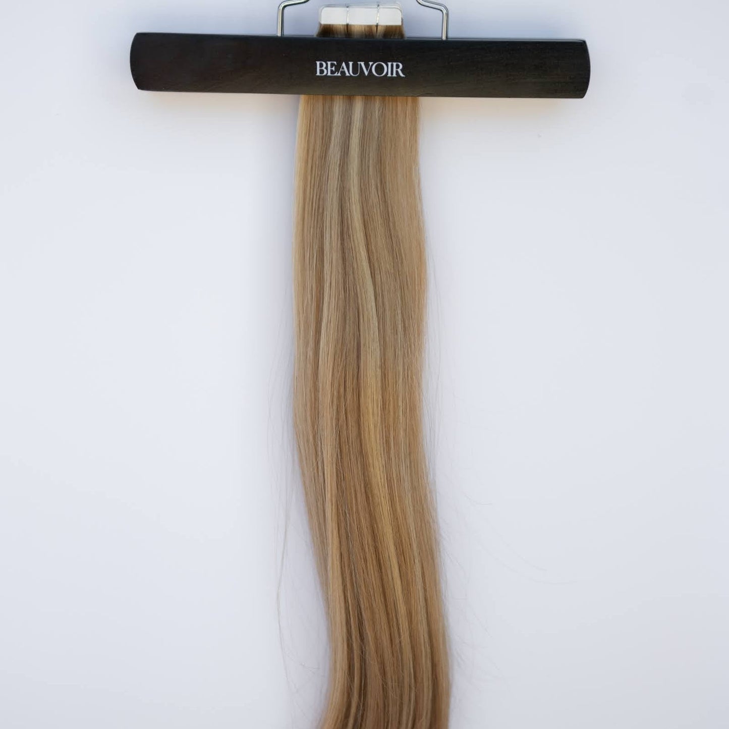 Tape-In 24" 55g Pro Blend Hair Extensions - #4/27 Chocolate Brown Highlight