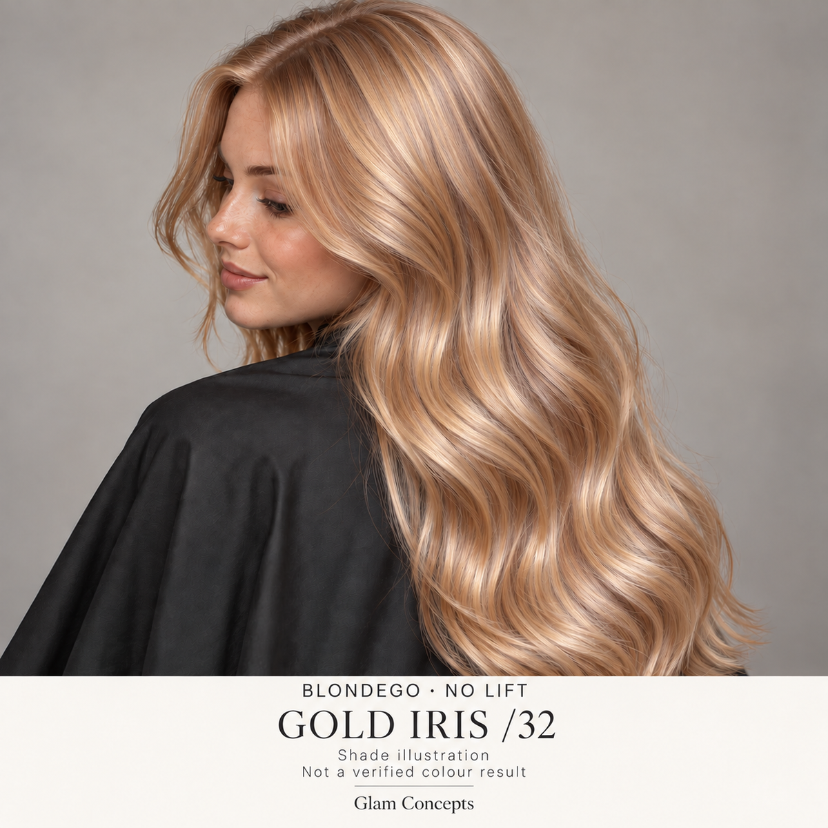 BlondEgo No Lift Gold Iris /32 — shade illustration; not a verified colour result