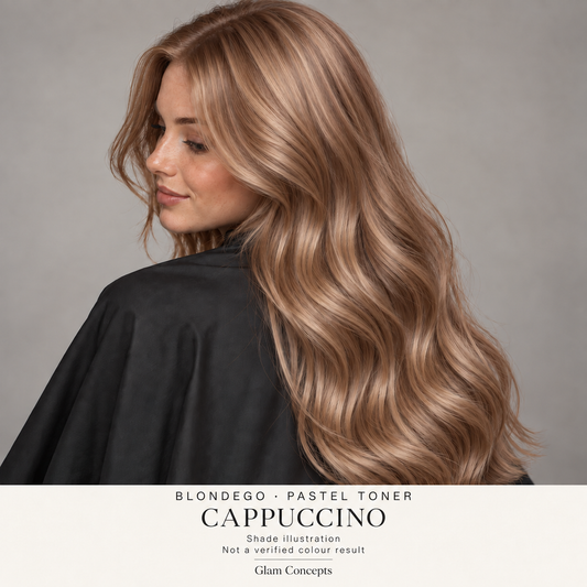 BlondEgo Pastel Toner Cappuccino — shade illustration; not a verified colour result