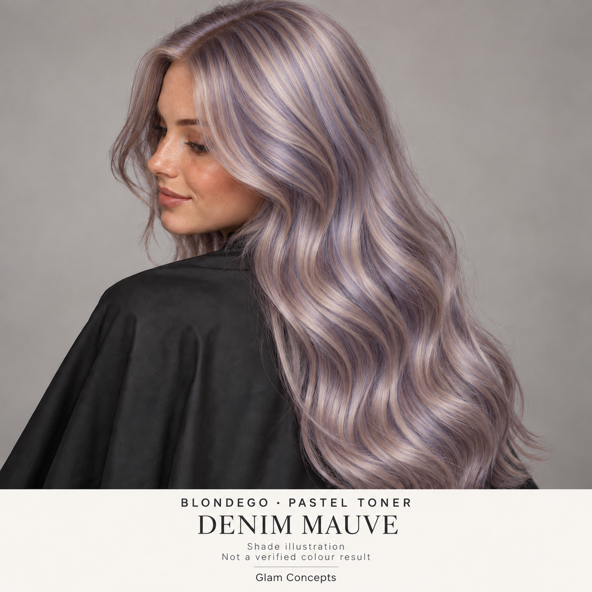 BlondEgo Pastel Toner Denim Mauve — shade illustration; not a verified colour result