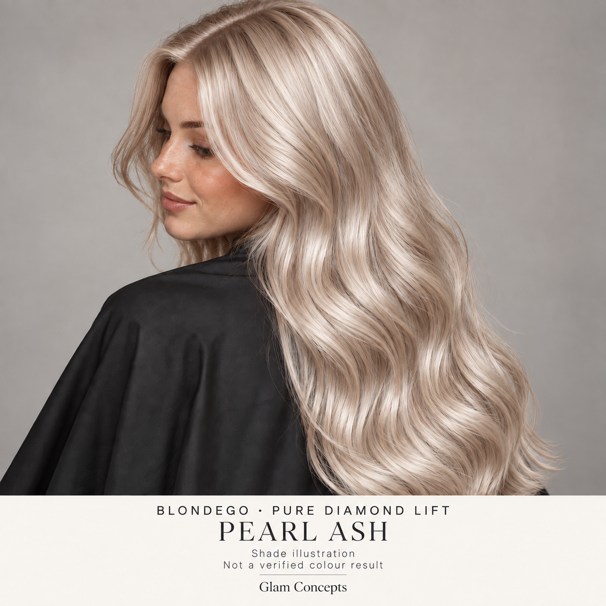 BlondEgo Pure Diamond Lift Pearl Ash — shade illustration; not a verified colour result