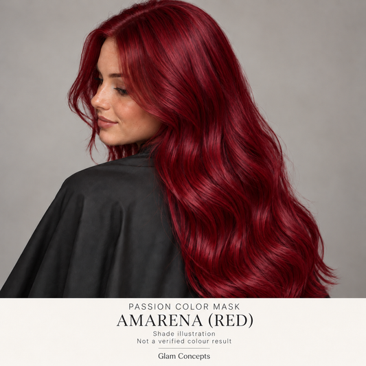 Passion Color Mask Amarena (Red) — shade illustration; not a verified colour result