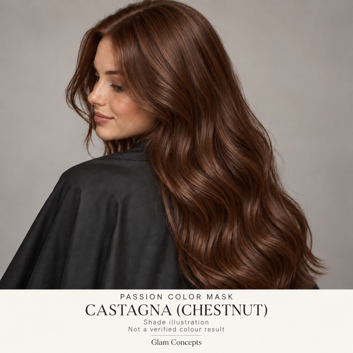 Passion Color Mask Castagna (Chestnut) — shade illustration; not a verified colour result